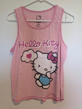 Hello Kitty Pink Tank Top - Size Medium